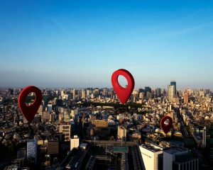 location-symbol-with-landscape-background